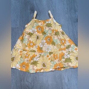 Little Co. Lauren Conrad Yellow Floral Summer Stress Baby Girl Size 3 Months